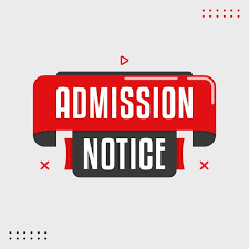 Admisson notice